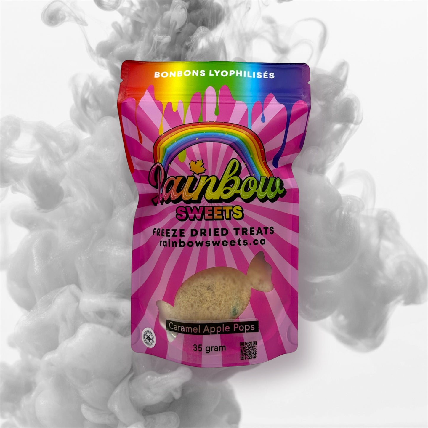 Freeze Dried Caramel Apple Pops