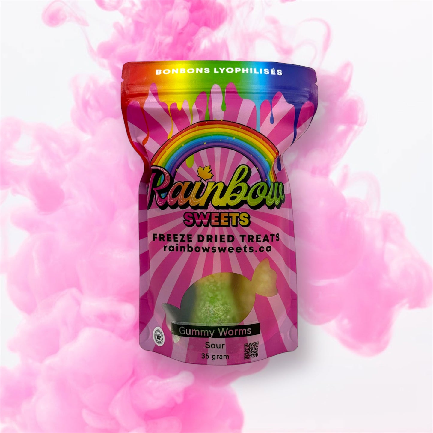 Freeze Dried Sour Gummy Worms