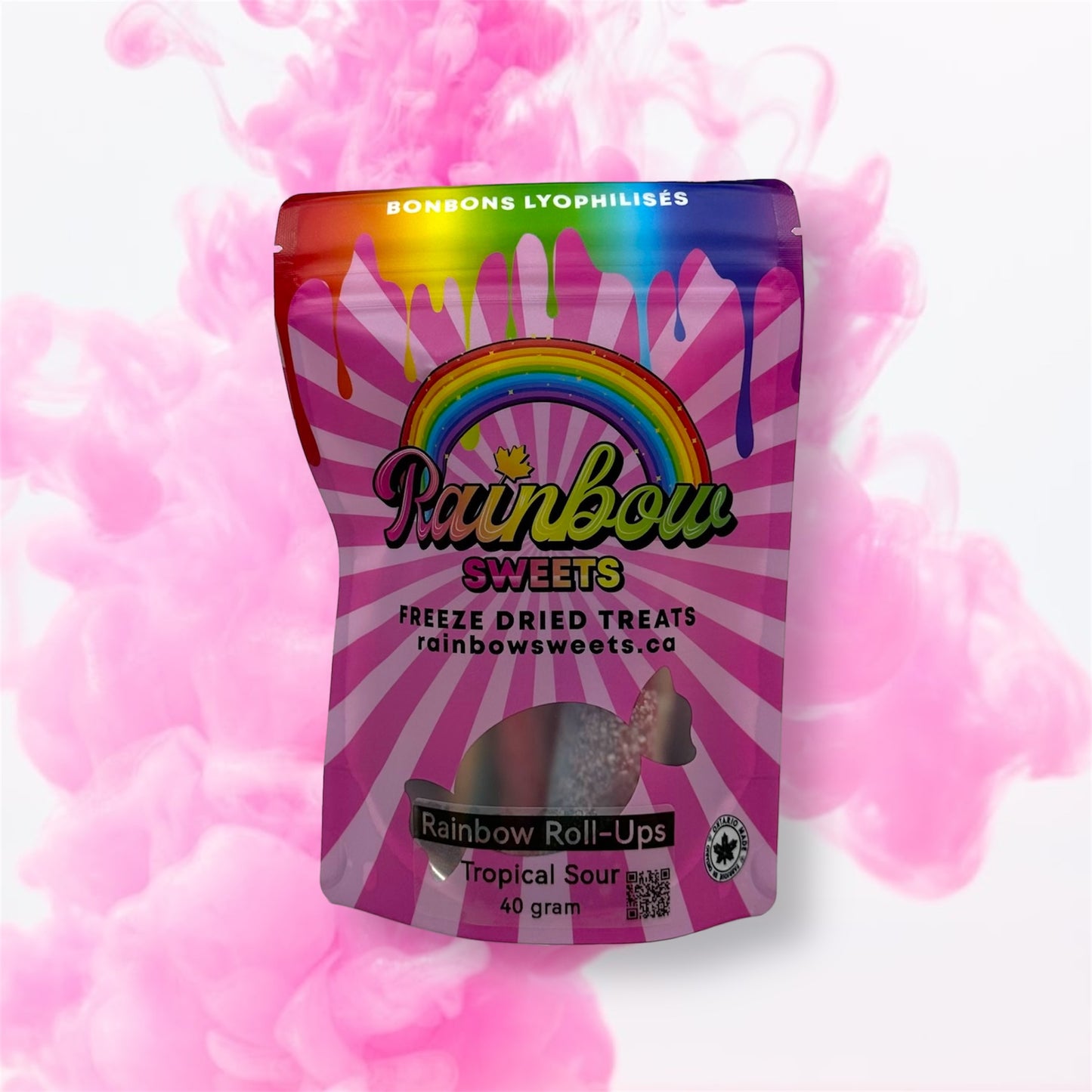 Freeze Dried Rainbow Roll-Ups