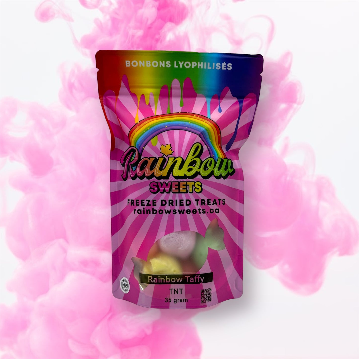 Freeze Dried Rainbow Taffy