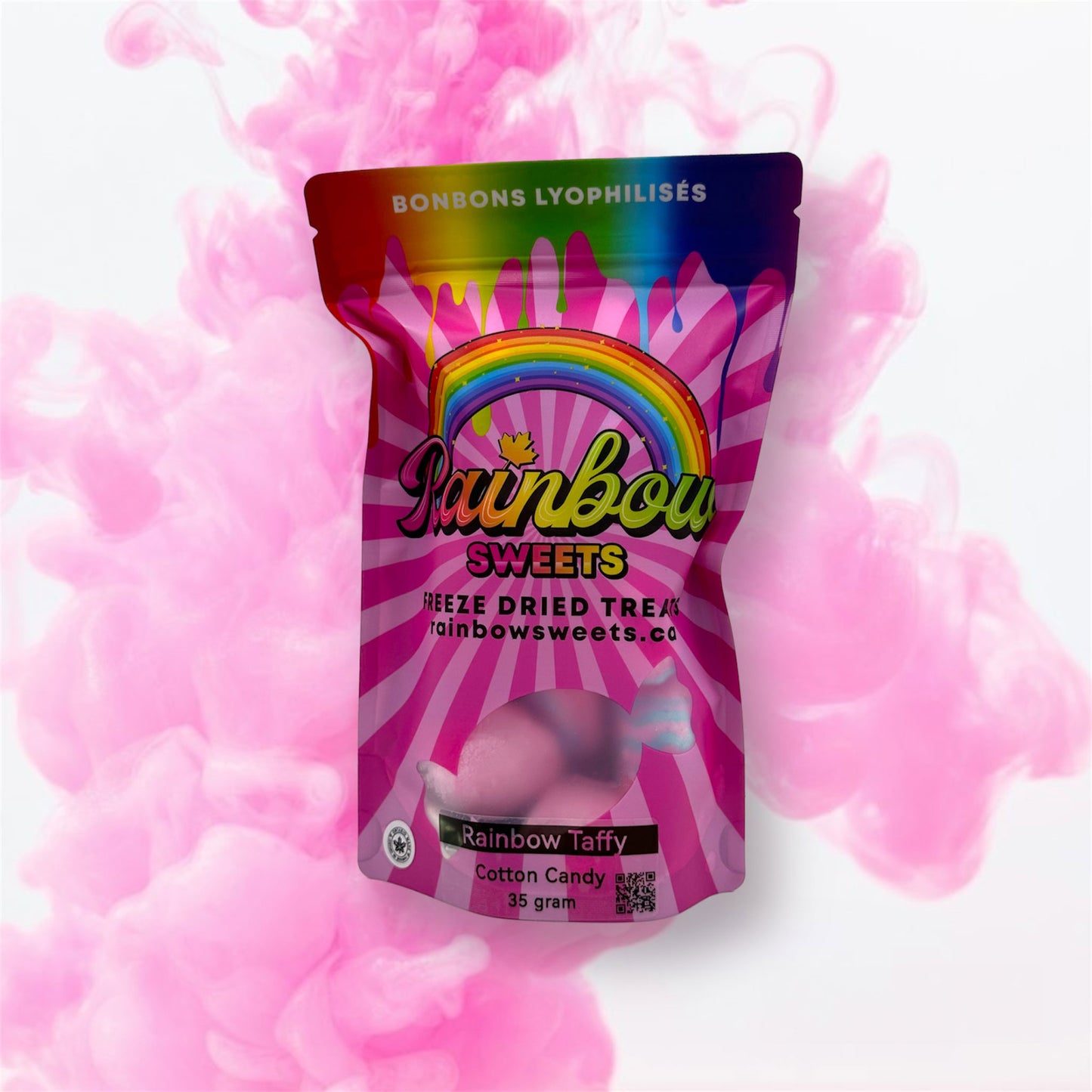 Freeze Dried Rainbow Taffy